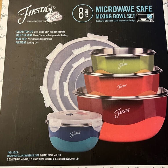 Fiesta Kitchen Fiesta Mixing Bowl Set Poshmark